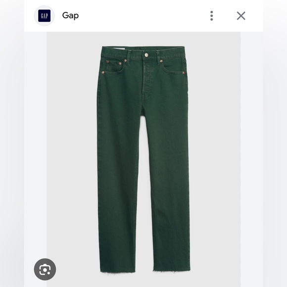 BNWT Green Gap Jeans - Picture 4 of 4